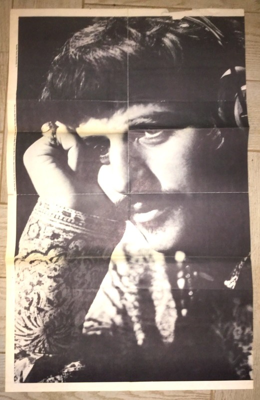 BEATLES RINGO-DOLENZ"#2 TEEN SET" 1964 B/W FOLDED POSTER-20 x 32"
