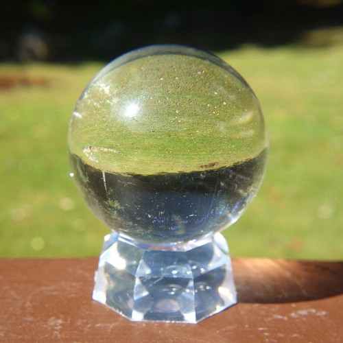 Lemurian Quartz Sphere / Crystal Ball ~ Super Clear