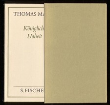 Thomas MANN KÖNIGLICHE HOHEIT Leinen S. Fisc...