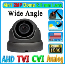 HD 2MP 1080P 4in1 Security Camera Wide 2.8mm Lens Dome CCTV Outdoor TVI AHD CVI
