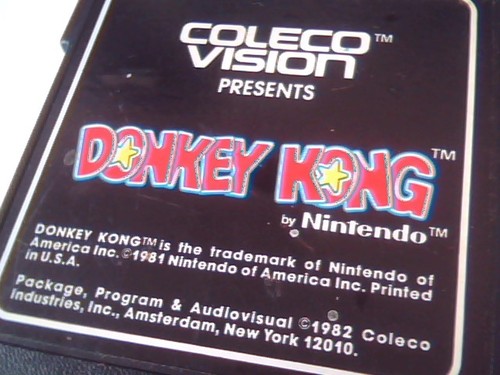 Coleco Vision Donkey Kong Nintendo 1982 Game Cartridge - Picture 2 of 3