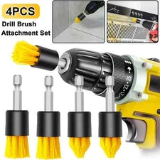 4-Pack Brush Set Power Scrubber Drill Brush Attachments For All type of Cleaning