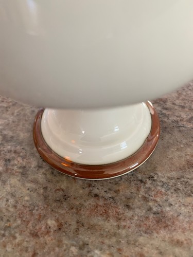 Vintage Dansk Bistro Dessert Bowl/ Pedestal Goblet. Brown Mist. Rare In Brown - Picture 6 of 10