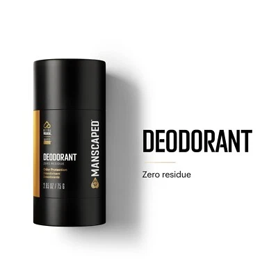 MANSCAPED® UltraPremium Deodorant, Aluminum-Free Clear Formula 2.5 oz Stick