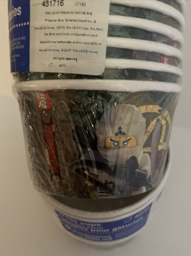 Lego Ninjago Movie Birthday Party Supplies 16 Treat Cups 9.5 oz Party Favor - Picture 9 of 11