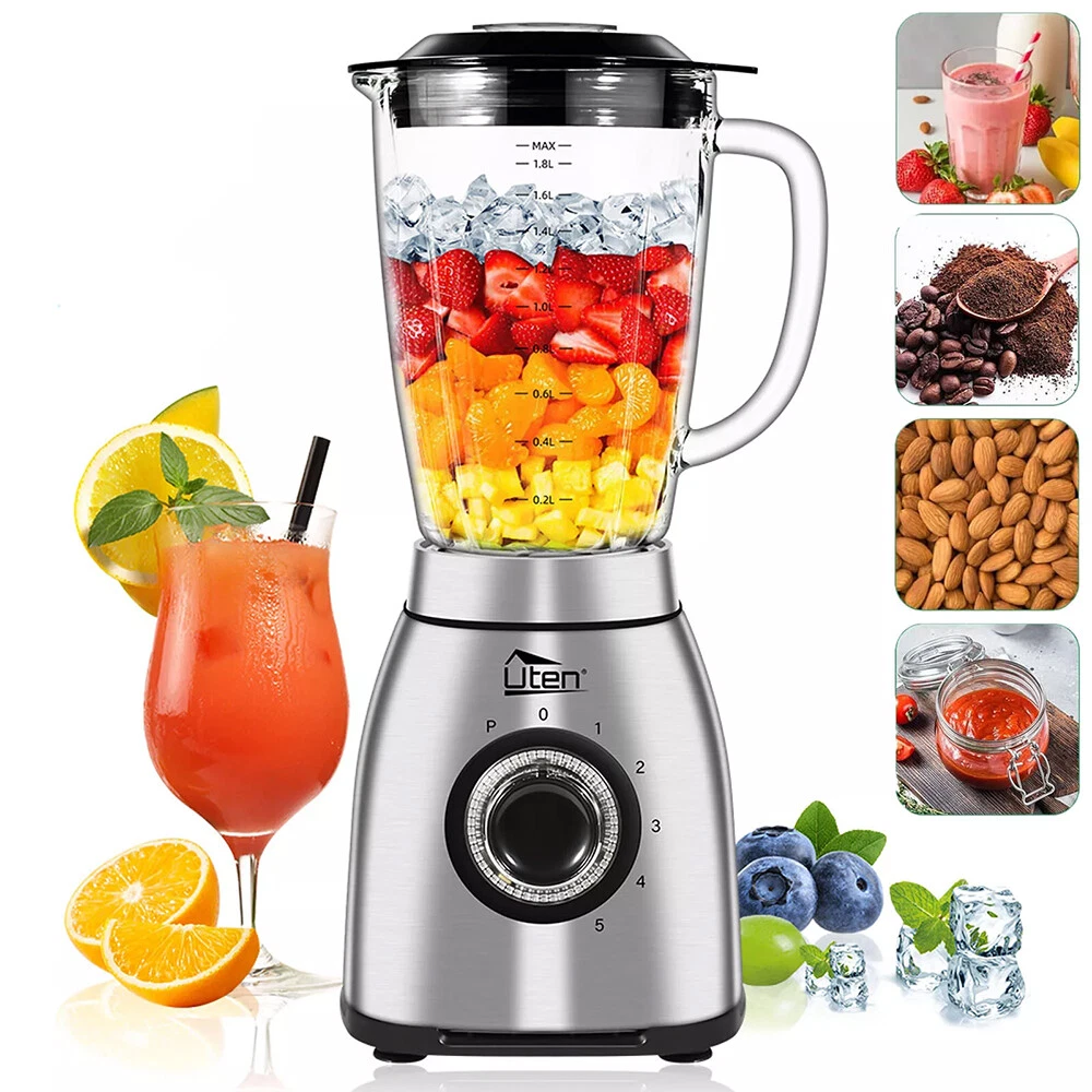 5-Speed Countertop Blender Professional Blender Fruit Juicer Smoothie Shakes
Opens in a new window o