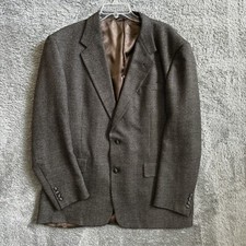 Hart Schaffner Marx Mens Wool Blend Two Button Blazer Size 43L