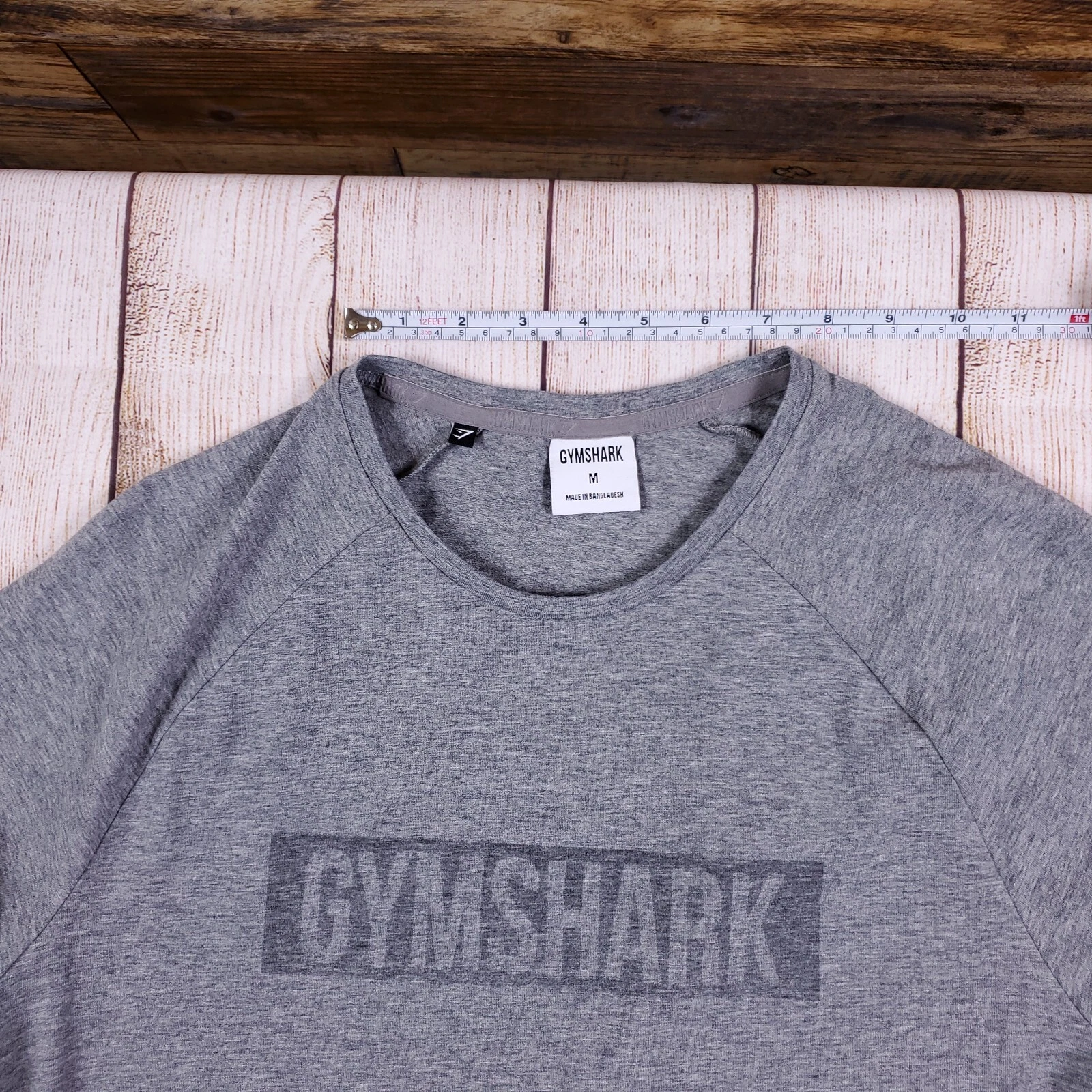 gymshark short sleeve cotton blend shirt