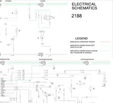 CASE IH COMBINES 2188 Electrical Wiring Diagram Manual