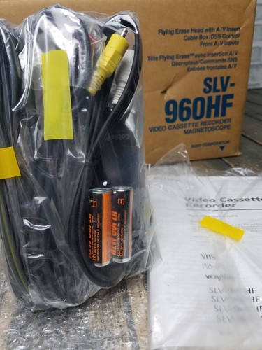 SONY SLV-960HF VCR VHS Plus+ Player Recorder HiFi Stereo **OPEN BOX** - Picture 4 of 22
