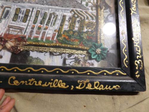 '96 Folk Art Painting PAMELA BOUNDS SEEMANS, BUCKLEY'S TAVERN CENTERVILLE DE - Picture 4 of 11