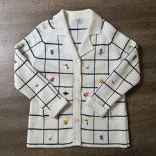 Dainty floral patchwork cardigan