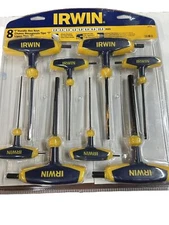 Irwin Metric T-Handle Hex Key Set, 8 Pieces