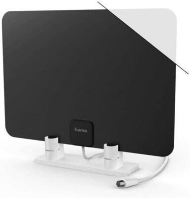 DVB-T2 Zimmerantenne Mit Verstärker 2025 - Kostenloses HD Fernsehen Bis 4K Mit 5m Kabel