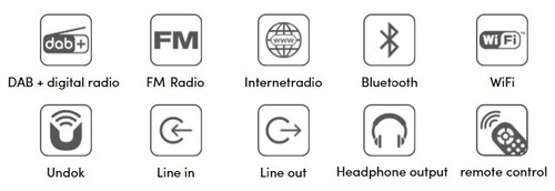 REVO SuperConnect Walnut/Silver DAB / DAB+ / FM / Radio with BT and Spotify - Picture 4 of 5