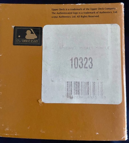 Mazo Superior MICKEY MANTLE Firmado Bobby Brown Rawlings OAL Béisbol + Caja UDA BONITO - Imagen 12 de 12