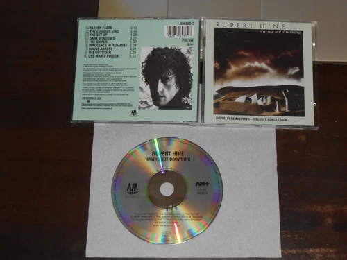 RUPERT HINE Waving Not Drowning CD Germany 9 tracks A&M 396986-2