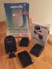Digipower VTC-500S Video Travel Charger for Sony Camcorder Batteries ~ NEW