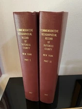 Commemorative Biographical Record of Dutchess County New York Parts 1 & II HC VG