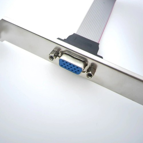 Placa Base Tarjeta Gráfica VGA 2.54mm 16P Hembra a 15P Soporte GPU Cable de Extensión - Imagen 3 de 5