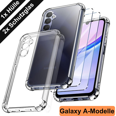 Hülle + Schutzglas 3in1 für Samsung Galaxy A17 A16 A26 A25 A37 A36 A56 A57 Case