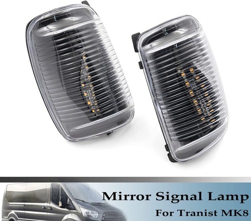 For Ford Transit 2014-2022 Mirror Indicator Lens Turn Signal Lights Housing - Picture 2 of 7