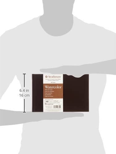 Strathmore 400 Watercolor Hardbound Art Journal 8.5x5.5 48 Pages Natural White - Picture 4 of 4
