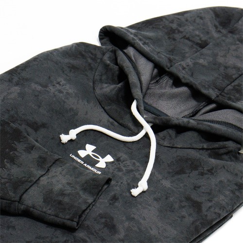 Para mujer Under Armour UA Rival Terry estampado con capucha estampado tinte NUEVO - Imagen 6 de 14