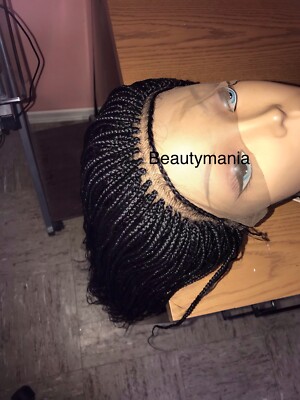 Handmade micro Braid Braided wig  Braids On A Frontal. Preorder Only