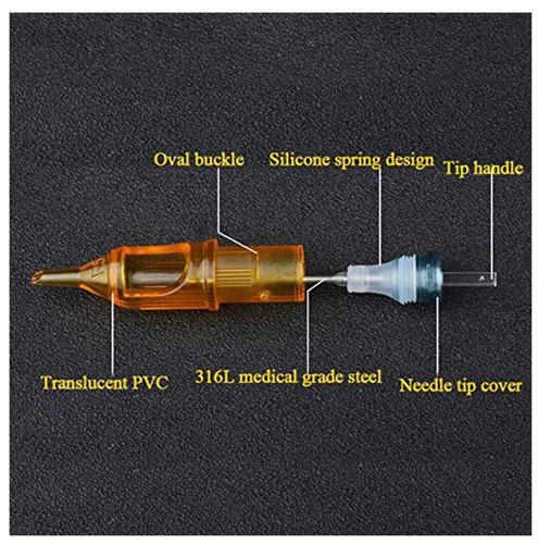 10,20,40,60,100 pcs Sterile Disposable Tattoo Needle Cartridges RL,RS,M1,RM - Picture 8 of 14