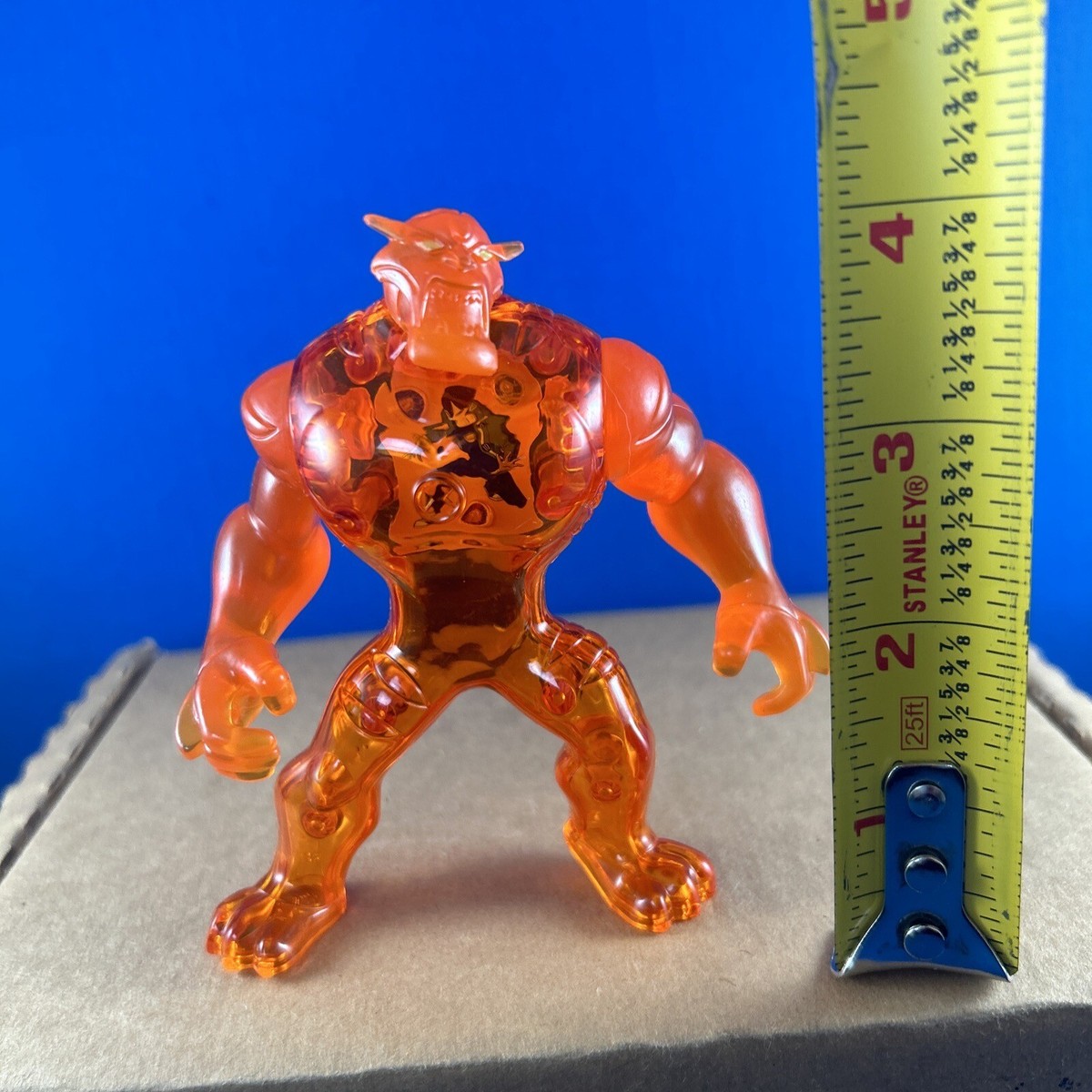 McDonalds Ben 10 Rath Alien Action Figure 2011 Orange 4” Water