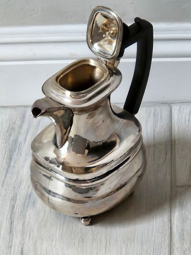 Antique Victorian Charles Stuart Harris Sterling Silver Coffee Pot London - Picture 2 of 8