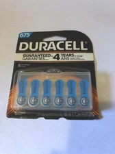 (24)Duracell 675 Hearing Aid Batteries(4 packs of 6)DA675B6,Exp 3/2019