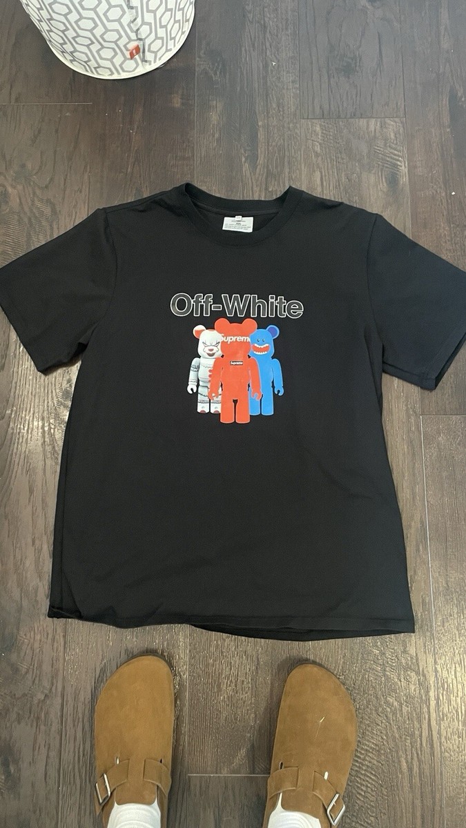 Large Off White x Supreme Bear Bricks T Shirt, DM for ANY
