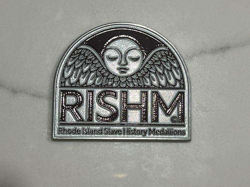 Moneda Desafío RI Esclavo Negro Historia Medallón Moneda Con Ángel Efigie Histórica - Imagen 8 de 9