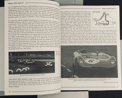 LOTUS HISTORY 1962-1966 HISTORY OF THE LOTUS TWENTY THREE BOOK LIMITED EDITION - Picture 5 of 8