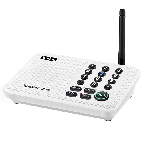 Wuloo 10Channel Call ALL FM Wireless Intercom System for Home Room 1Mile Talking