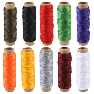 30m/Roll 150D 1mm Leather Sewing Waxed Wax Thread Hand DIY Stitching Cord Craft