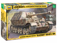 Zvezda 3659 - 1/35 WWII Dt. Elefant Sd.Kfz. 184 - Neu