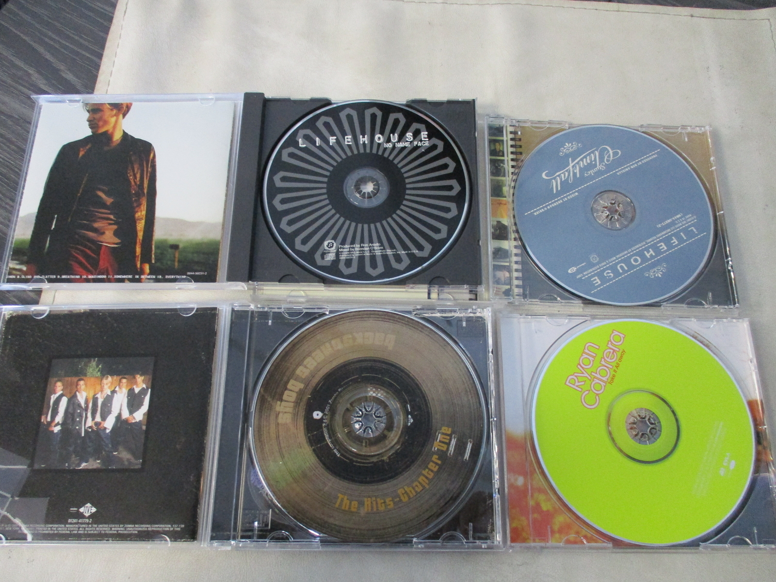 POP/ROCK MUCIS CD (SET OF 4) LIFEHOUSE BACKSTREET BOYS RYAN CABRERA | eBay