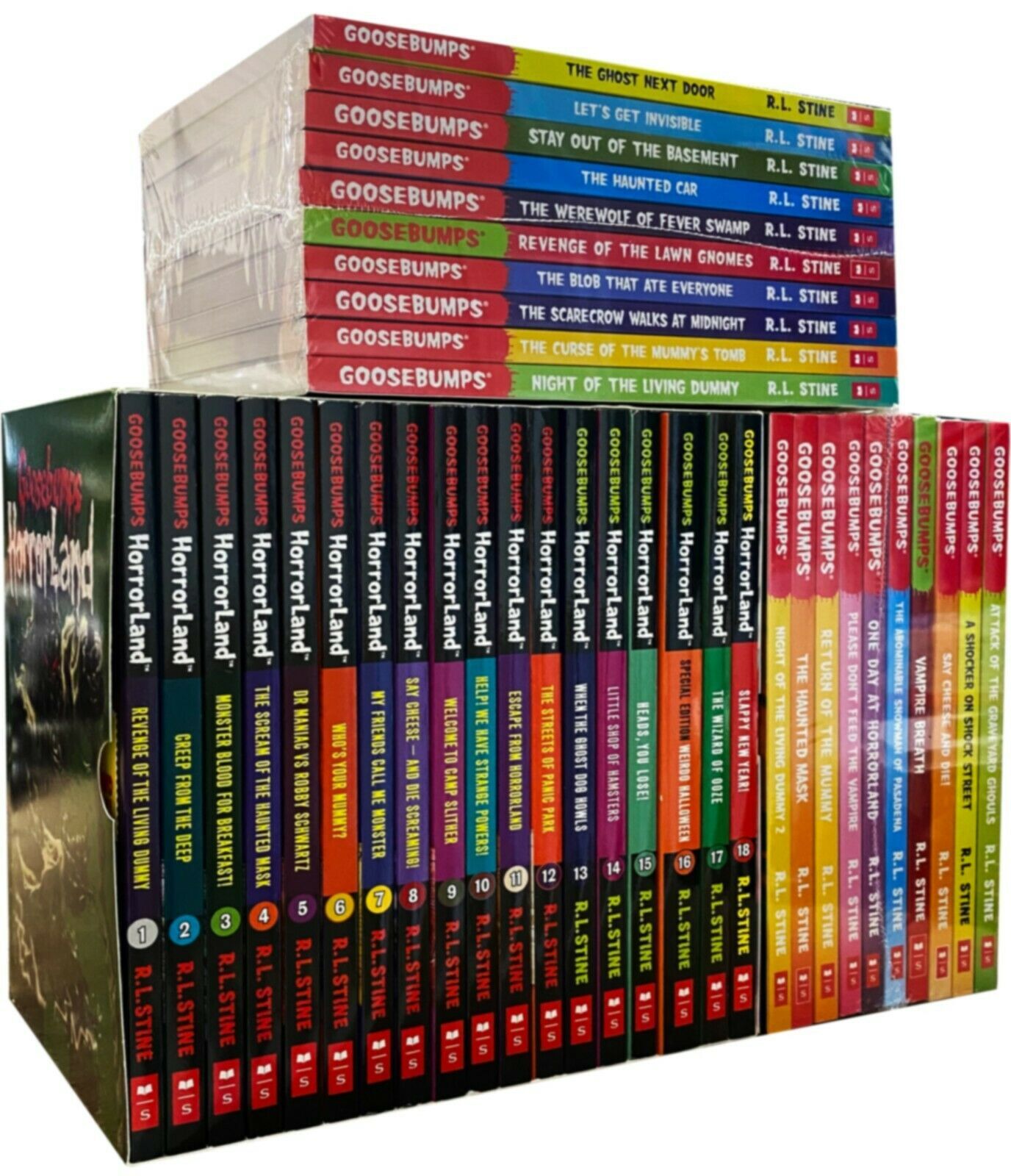 Goosebumps Horrorland Series R L Stine Children Fiction Books Pack | Variations