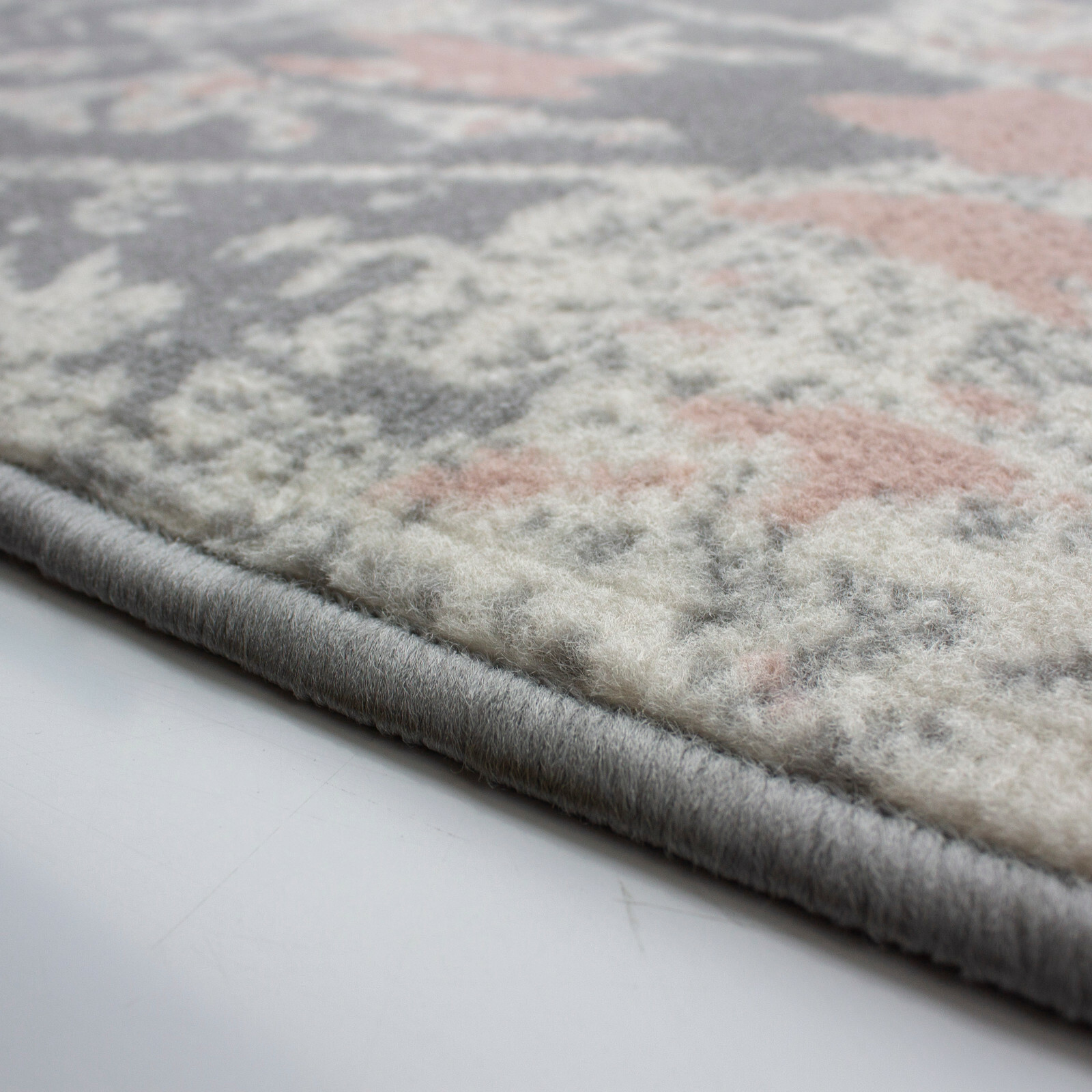 Modern Blush Pink Rugs Small Large Transitional Trellis Rug Long