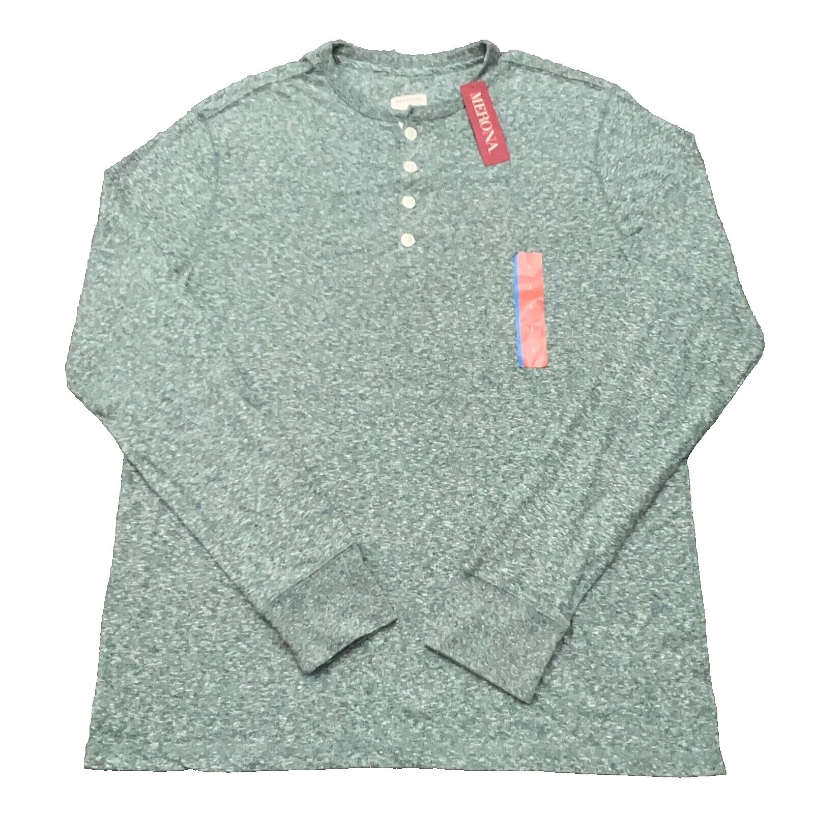 Merona Long Sleeve Solid Casual Button-Down Shirts for Men