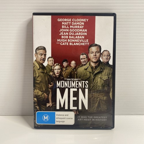 The Monuments Men DVD War Movie Film VGC Free Post R4 PAL