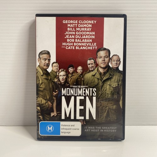 The Monuments Men DVD War Movie Film VGC Free Post R4 PAL - Picture 1 of 6