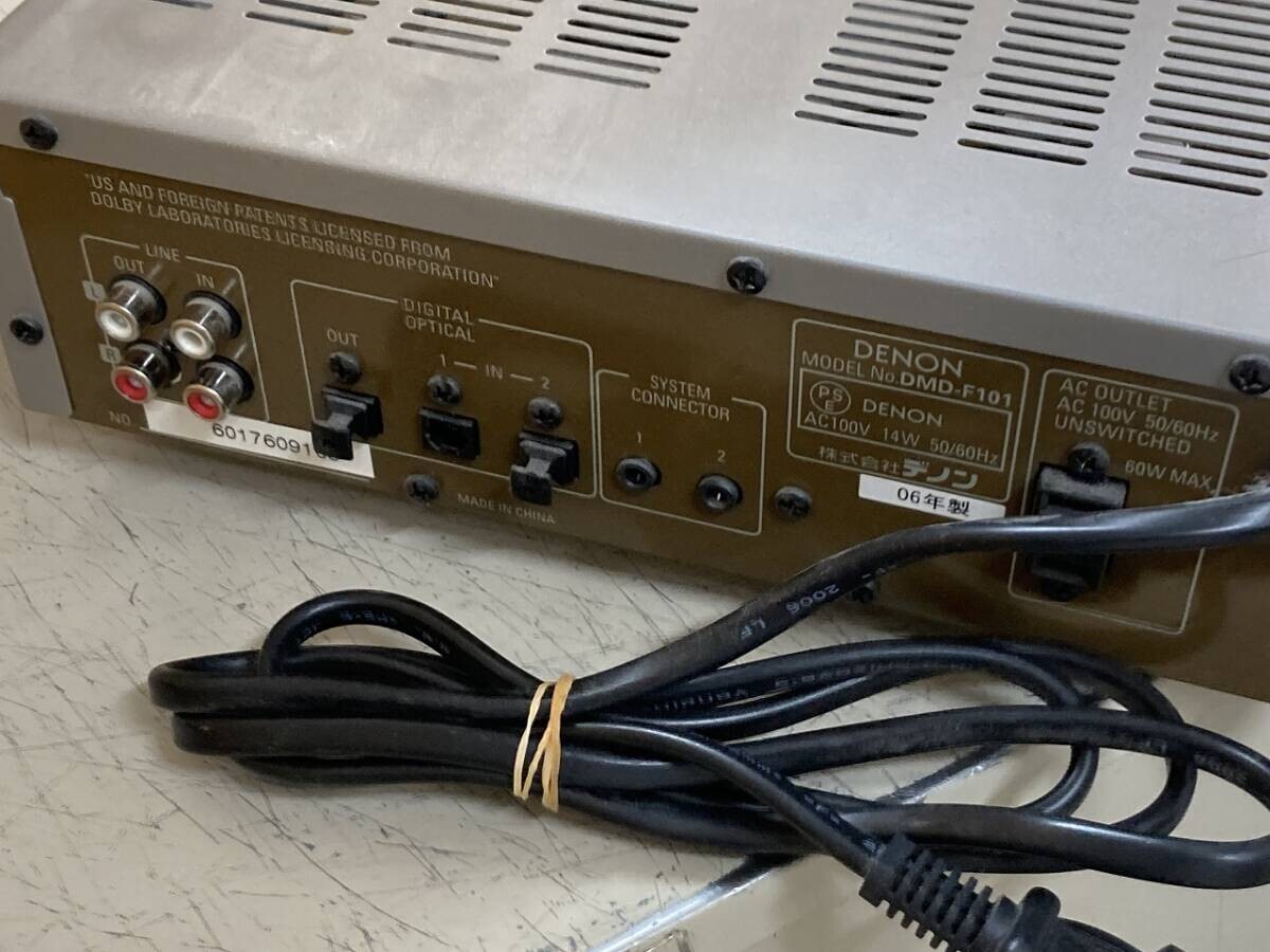 美品 DENON デノン DMD-F101 MDプレイヤー MDレコーダー DENON DMD-F101 MD Deck High-Quality Sound MD Recorder MDLP Ships