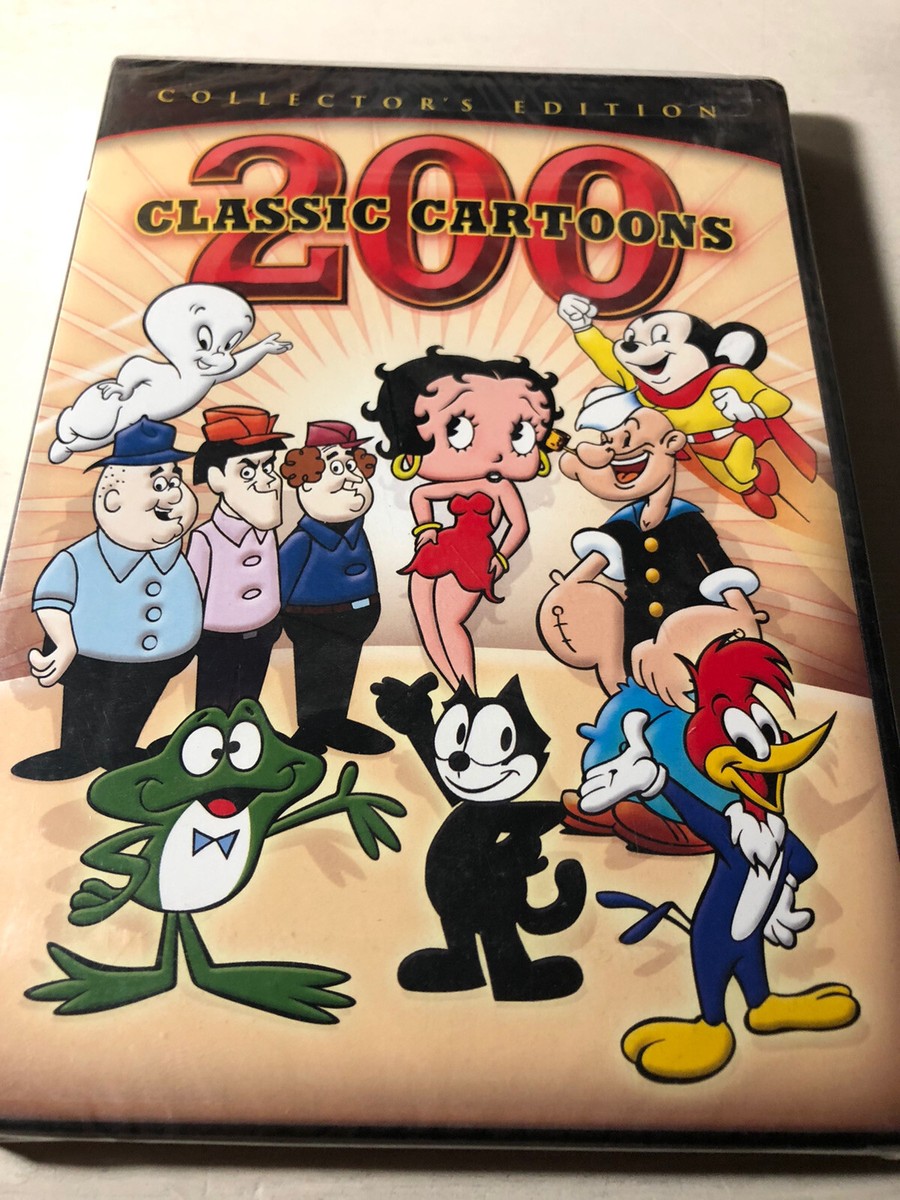 200 Classic Cartoons Collector's Edition (2011) DVD NEW Cartoon
