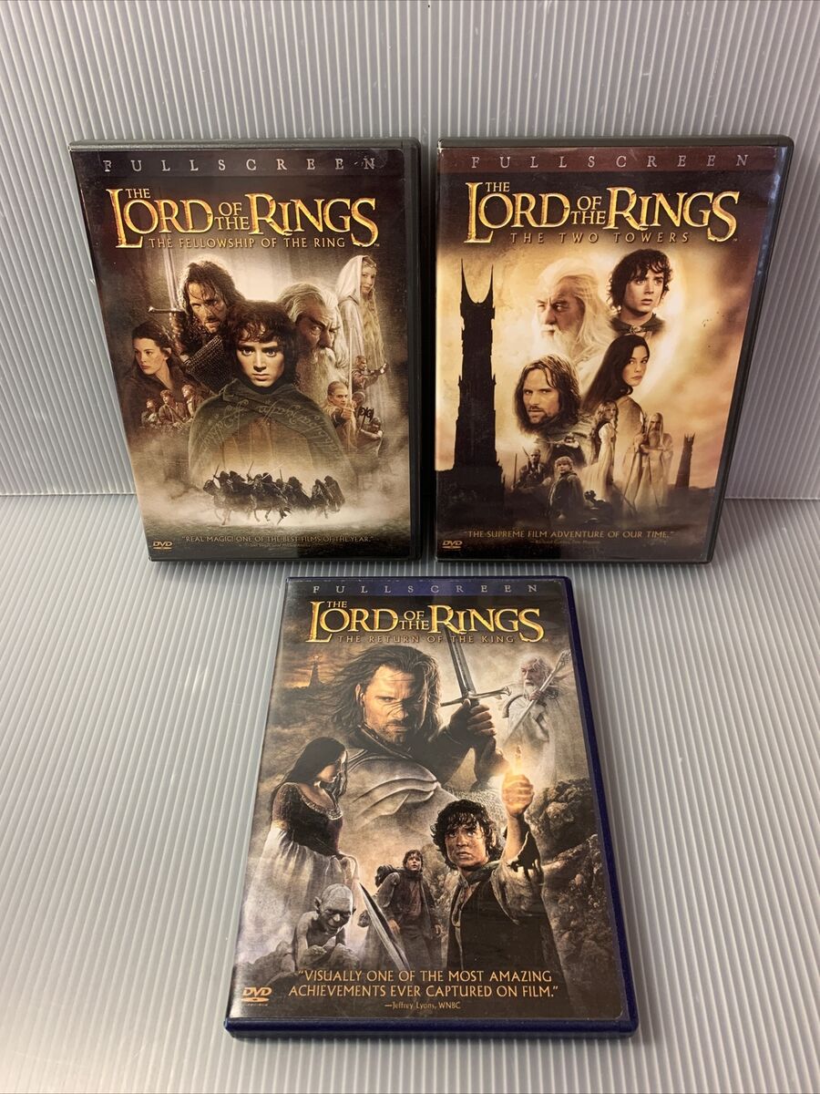  Lord of the Rings Complete Trilogy DVD Collection with