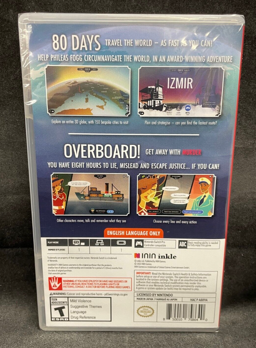 80 Days & Overboard! (Nintendo Switch) BRAND NEW 850010758640| eBay