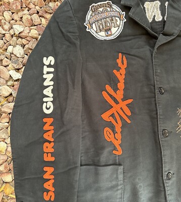 Pikwakwad Red X Jacket San Francisco Giants MLB Stitched